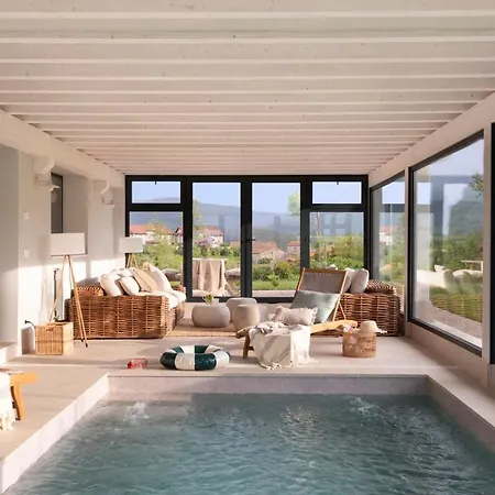 Villa Wishome- Impresionante Con Gran Jardin Y Piscina, Vistas Al Mar Y Picos De Europa